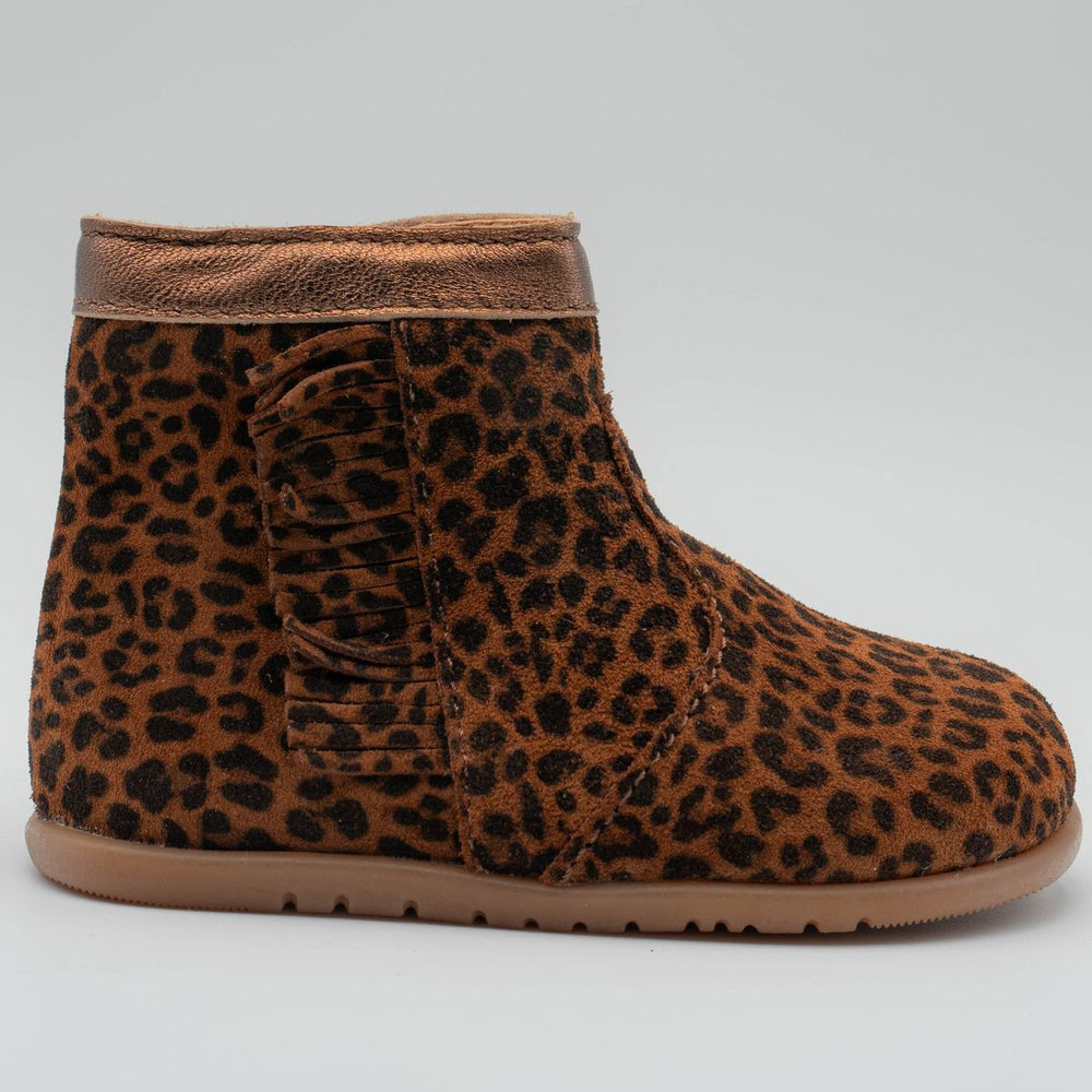 Babybotte barefoot Anoki Boot Franges Leopard