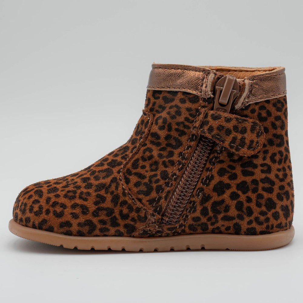 Babybotte barefoot Anoki Boot Franges Leopard