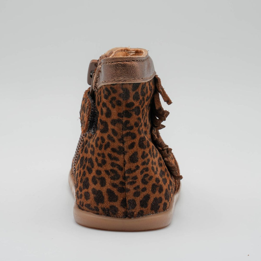 Babybotte barefoot Anoki Boot Franges Leopard
