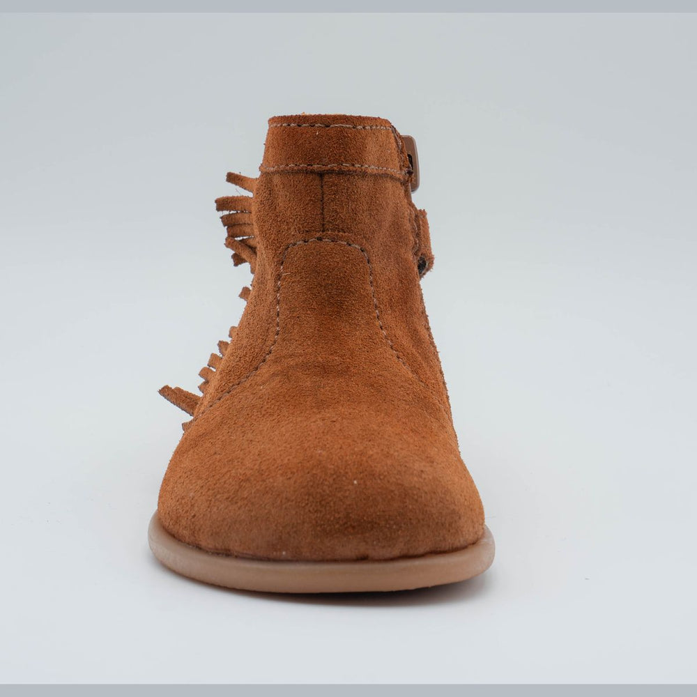 Babybotte barefoot Anoki Boot Franges Velour Cuoio