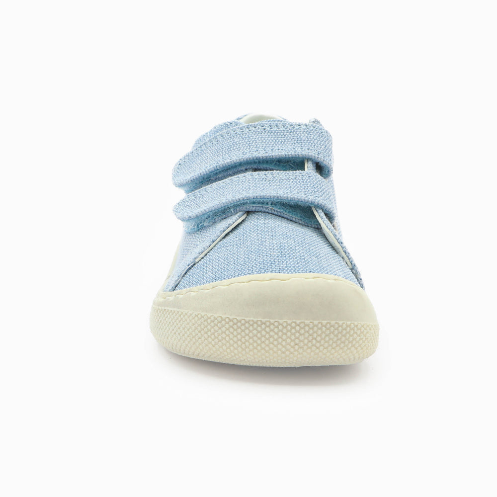 Naturino Barefoot Rabir Velcros Canvas Celeste