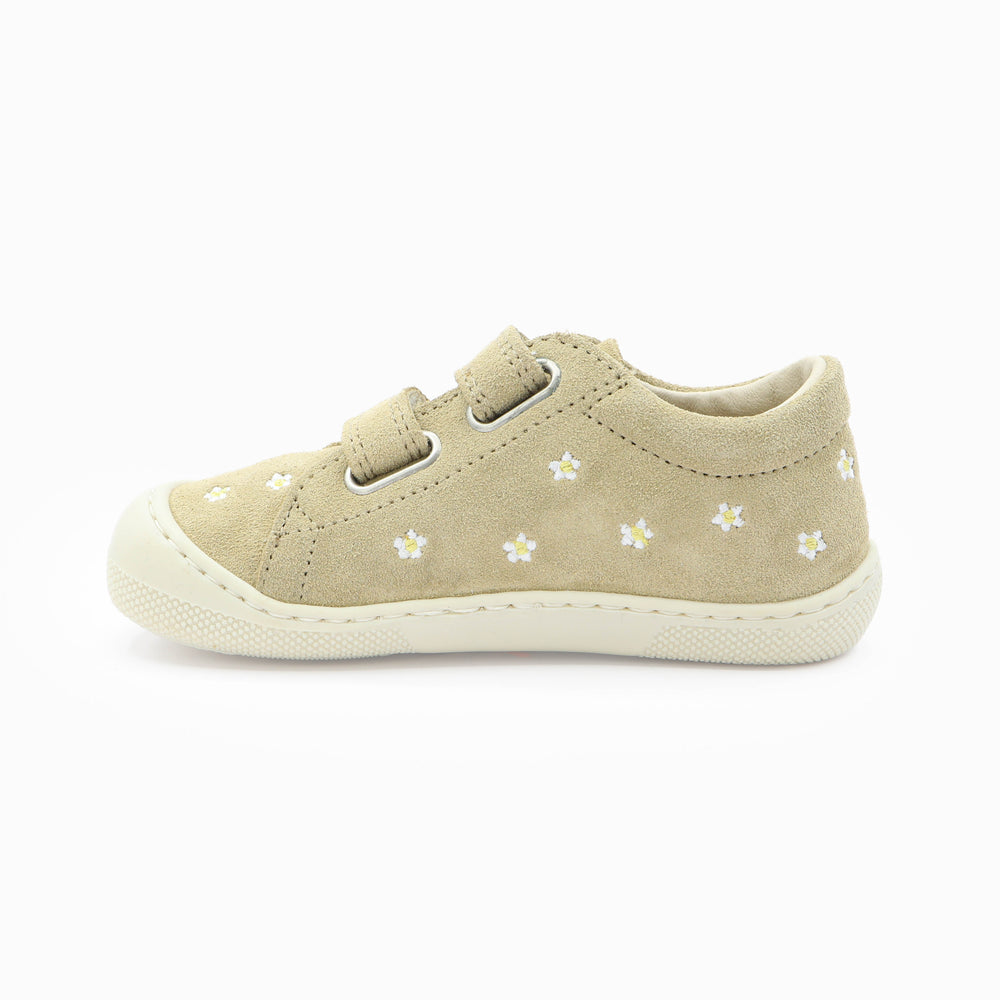 Naturino Barefoot Rabir Velcros Daisies Sand