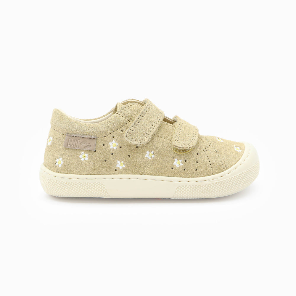 Naturino Barefoot Rabir Velcros Daisies Sand