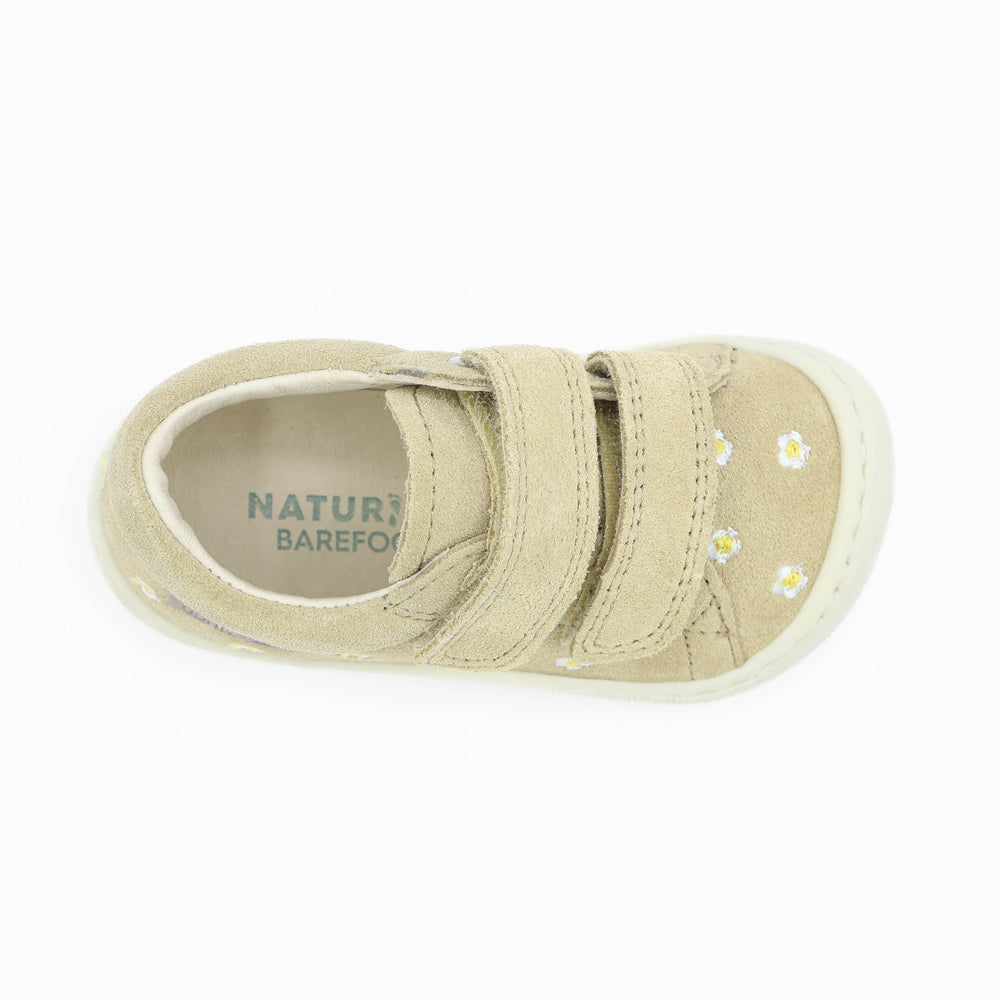Naturino Barefoot Rabir Velcros Daisies Sand