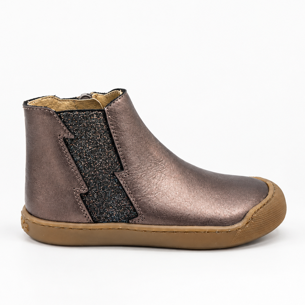 Acebos Barefoot Botin Flash Taupe