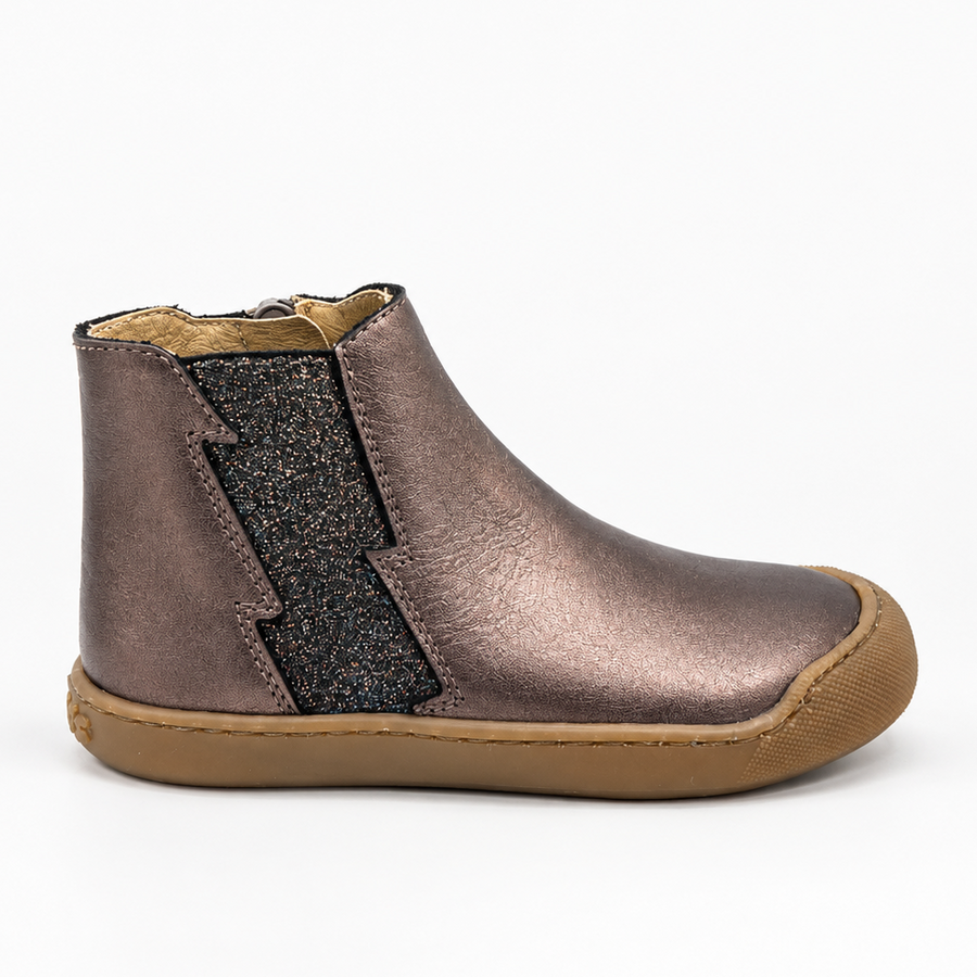 Acebos Barefoot Botin Flash Taupe