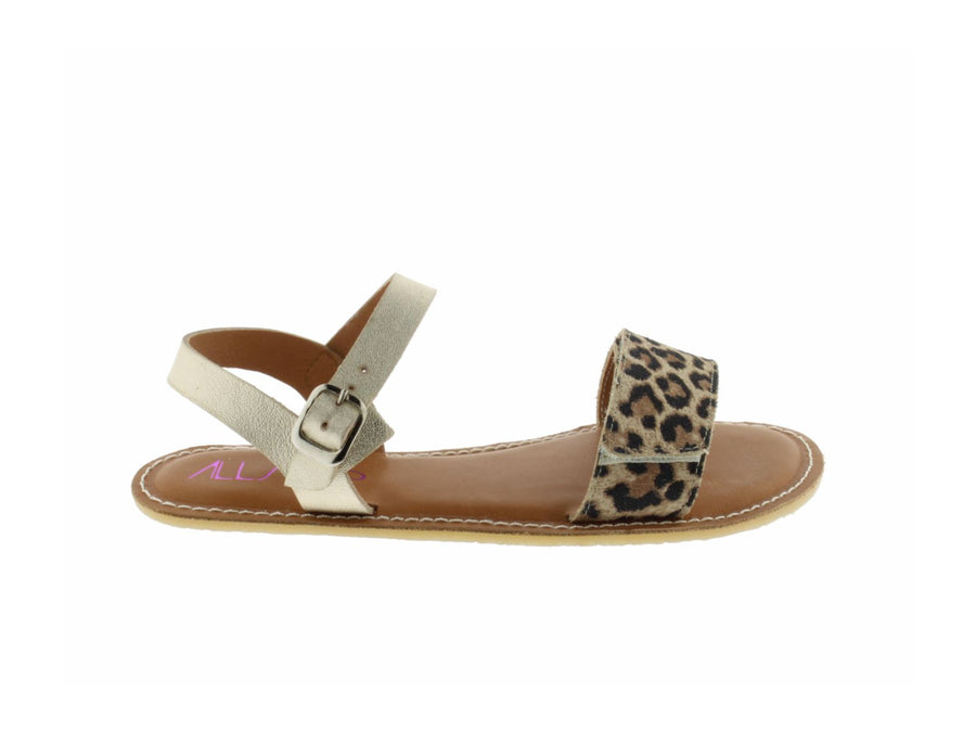 Acebos Barefoot Sandales AllShe Egda Beige Leopardo