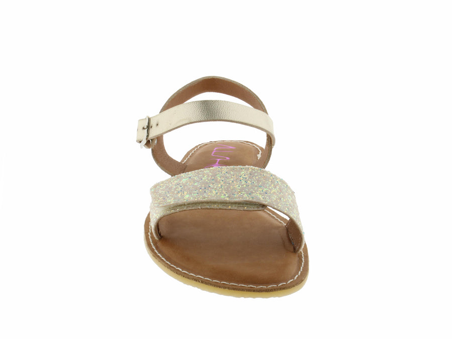 Acebos Barefoot Sandales AllShe Egda Platino