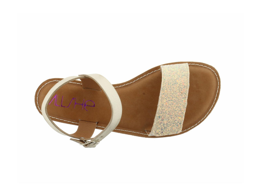 Acebos Barefoot Sandales AllShe Egda Platino