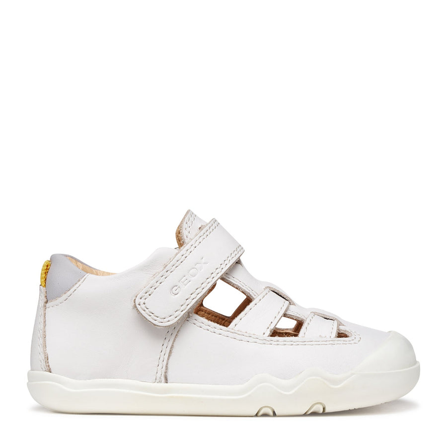 Geox Barefoot Steppieup Sandales White Light Grey