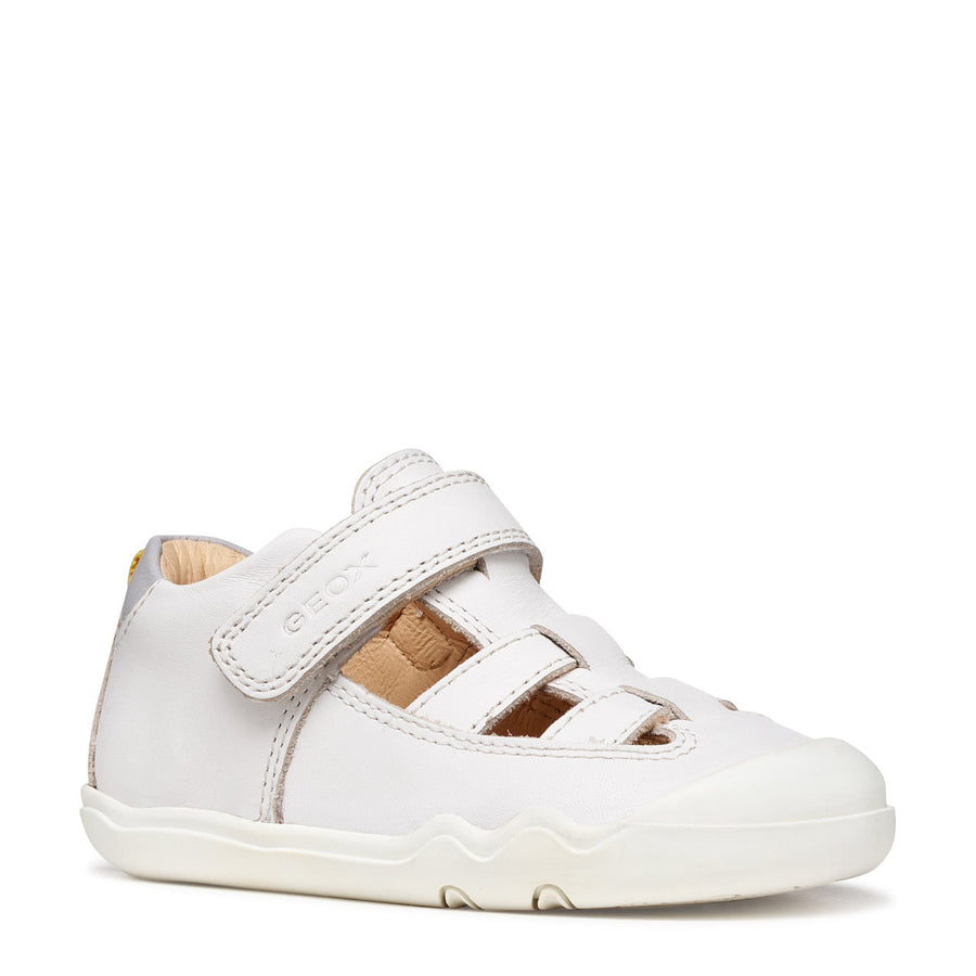 Geox Barefoot Steppieup Sandales White Light Grey