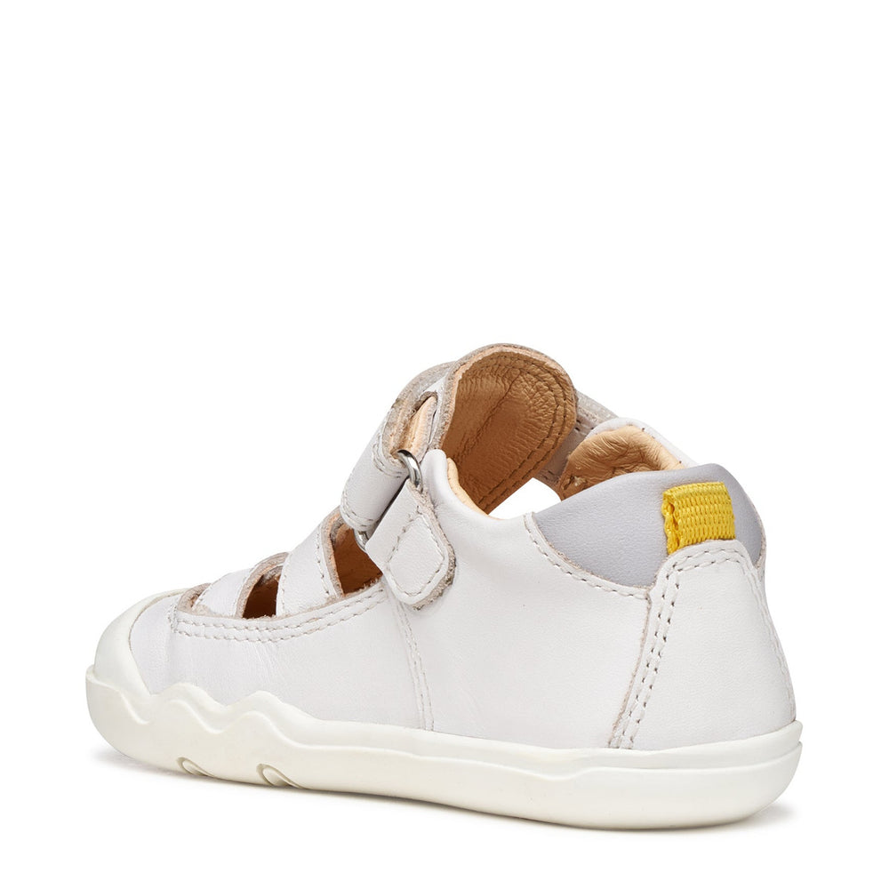 Geox Barefoot Steppieup Sandales White Light Grey