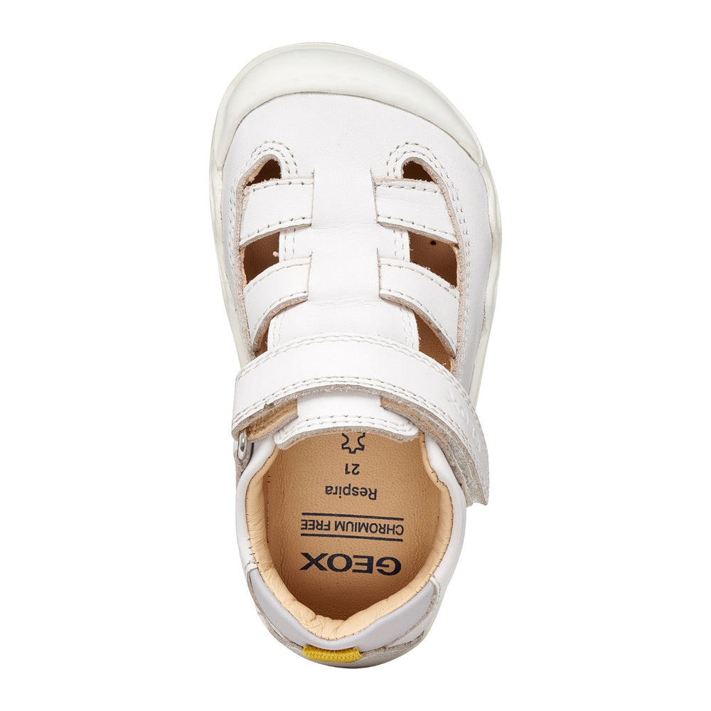 Geox Barefoot Steppieup Sandales White Light Grey