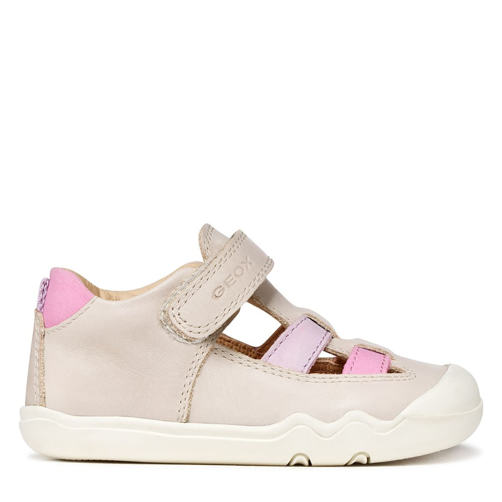 Geox Barefoot Steppieup Sandales Ivory Pink