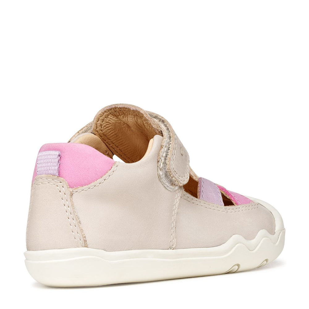 Geox Barefoot Steppieup Sandales Ivory Pink