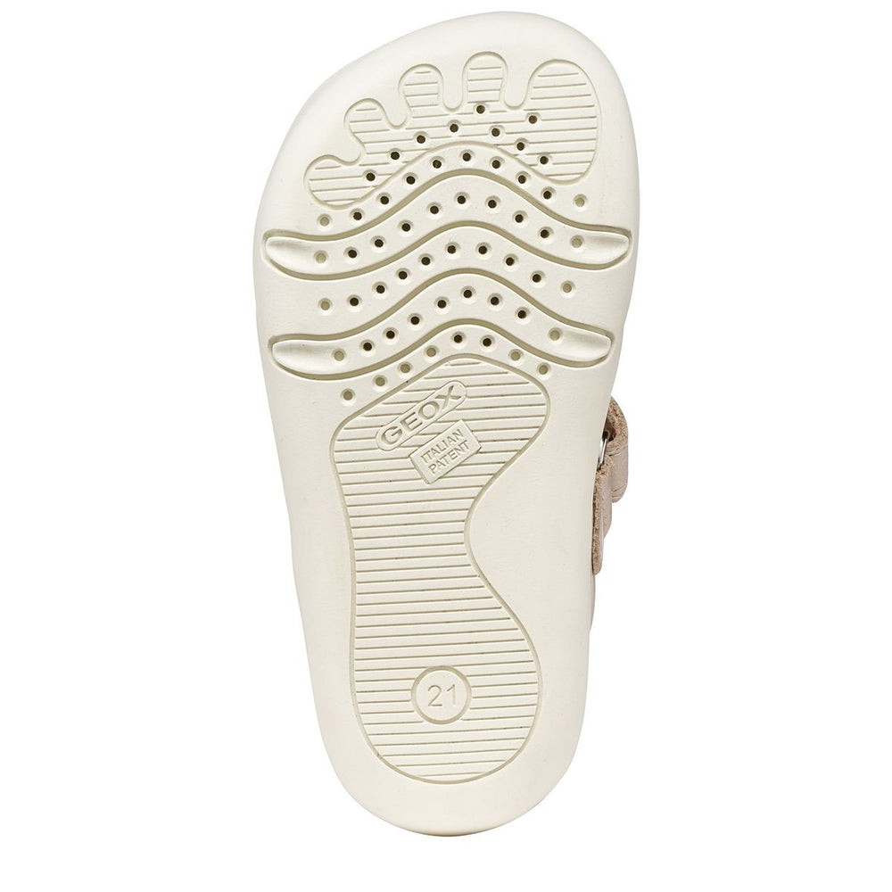 Geox Barefoot Steppieup Sandales Ivory Pink