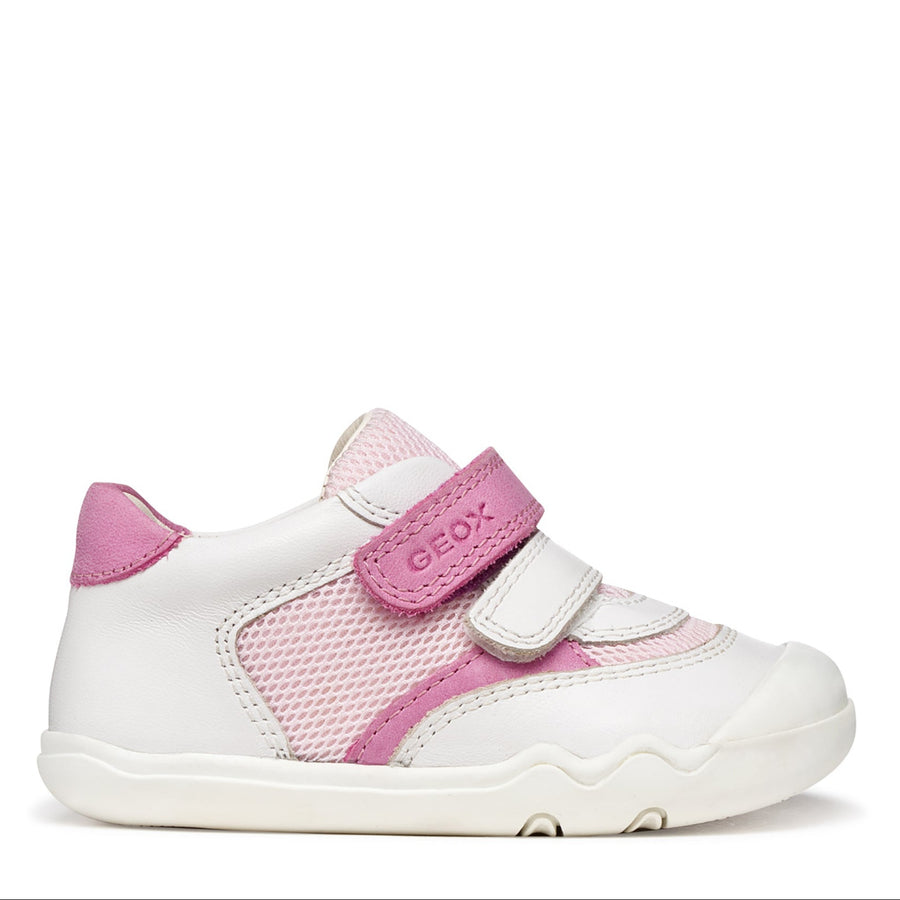 Geox Barefoot Steppieup Color White Pink