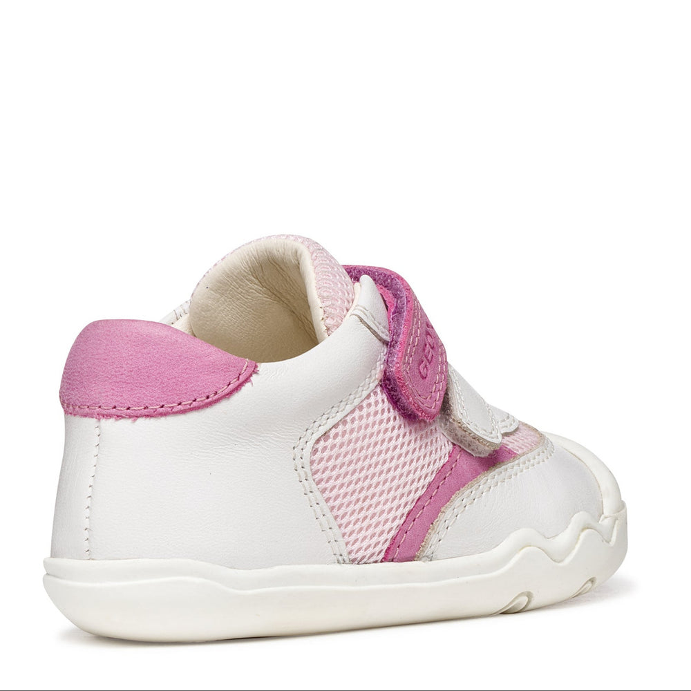 Geox Barefoot Steppieup Color White Pink
