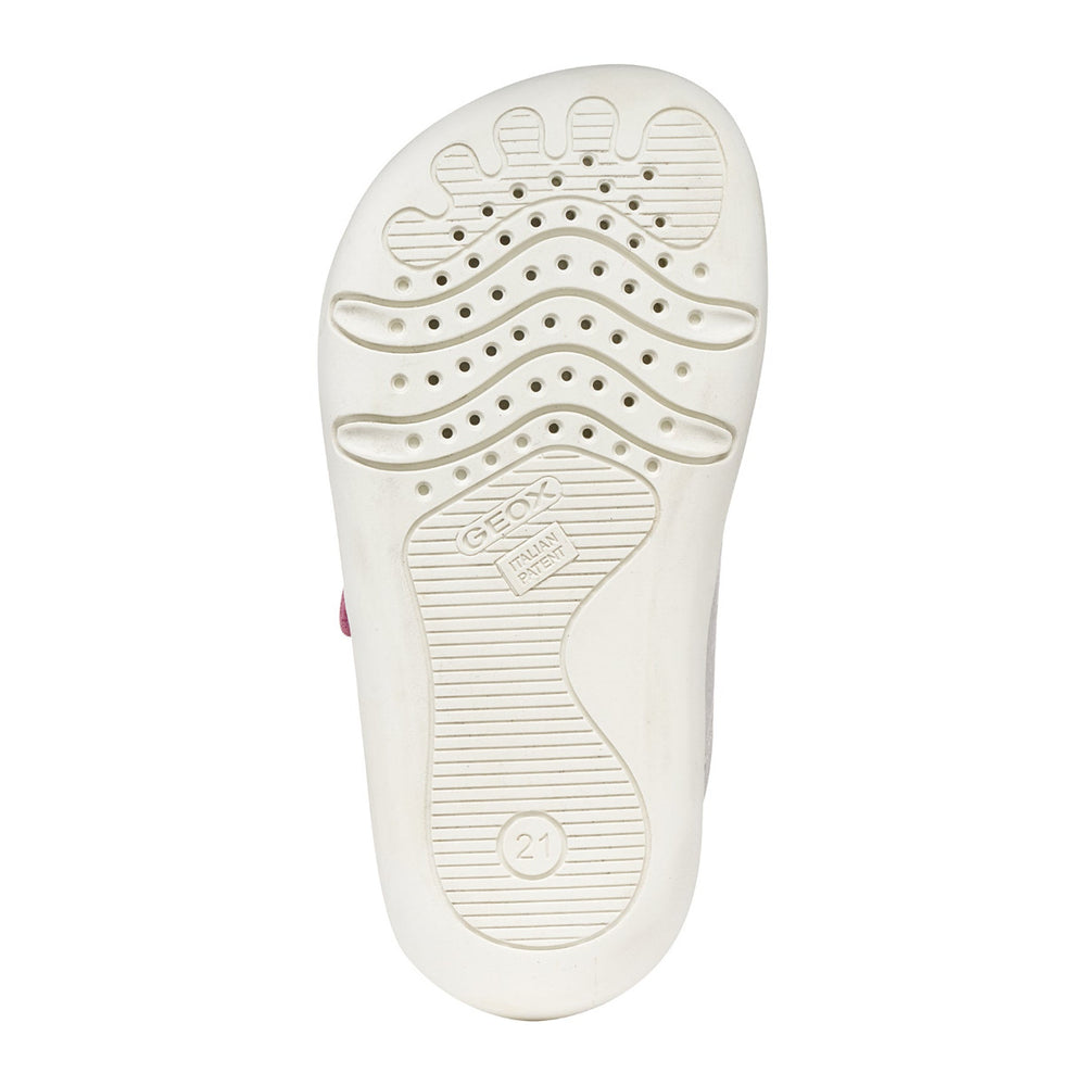 Geox Barefoot Steppieup Color White Pink