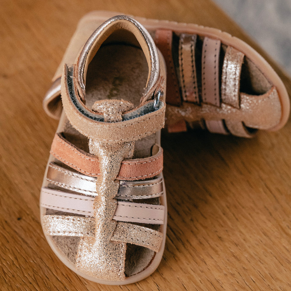 Babybotte Gaufrette Velcros Marfil