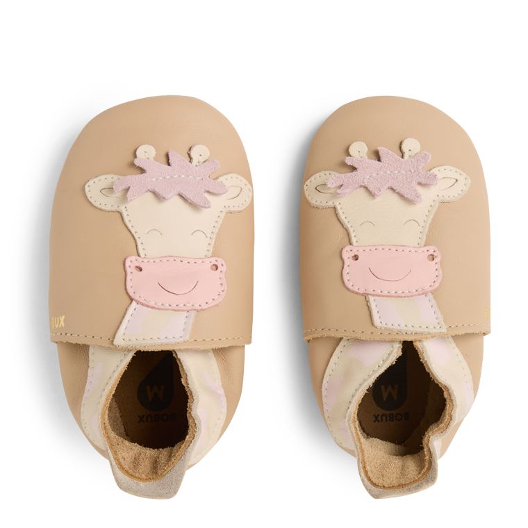 Bobux Chaussons Giraffe Beige