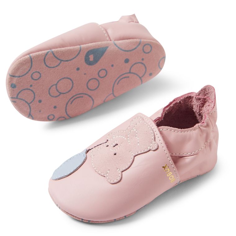 Bobux Chaussons Teddy Ballet Pink