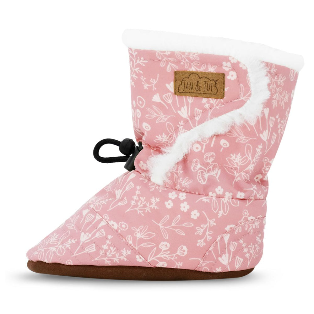 Jan and Jul Stay-Put Winter Booties Prairie Flowers