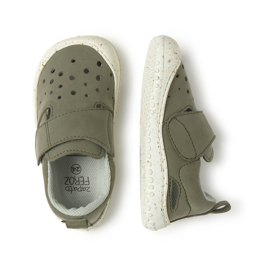 Zapato Feroz Rockers Benisa Kaki Microfibra