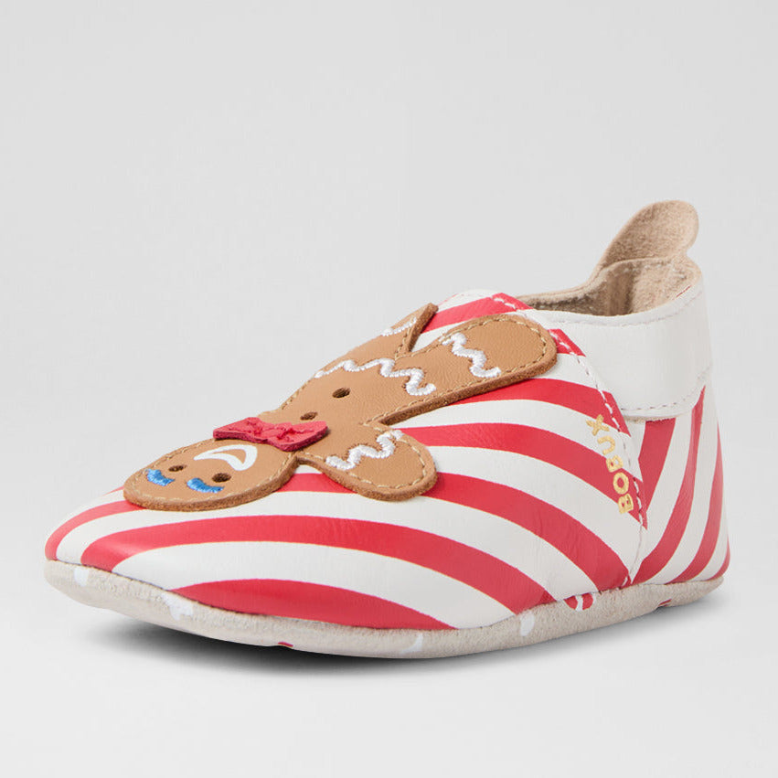 Bobux Chaussons Gingy White Poppy