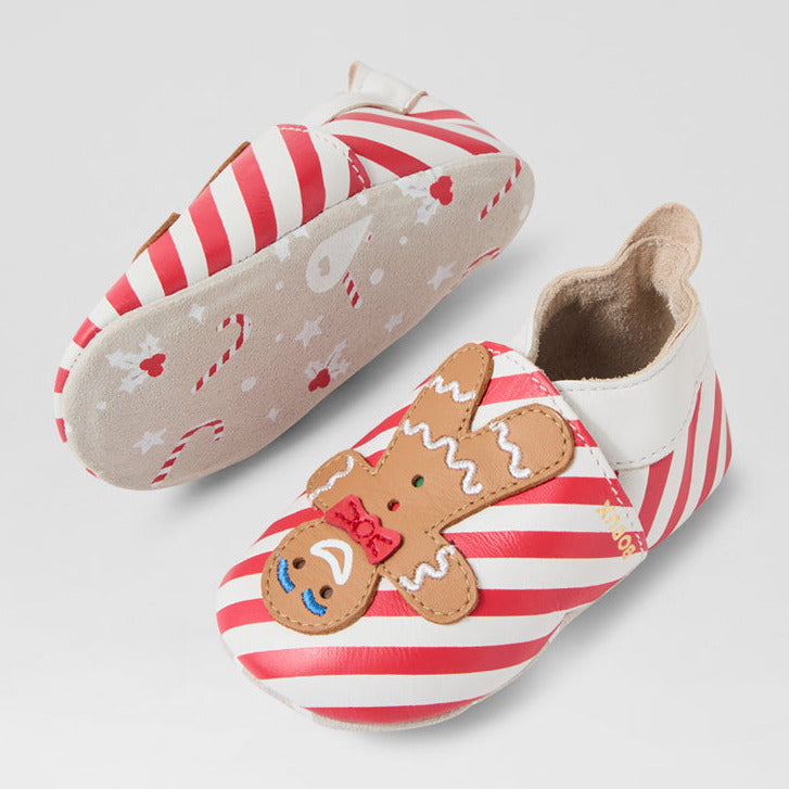 Bobux Chaussons Gingy White Poppy