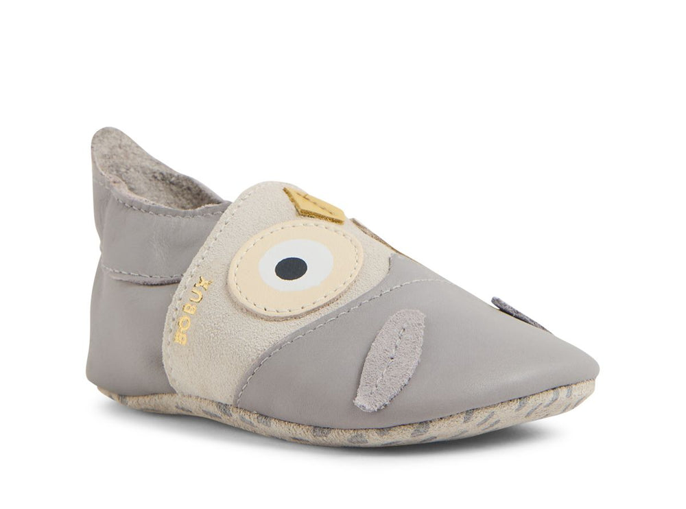 Bobux Chaussons Hootie Grey Gull