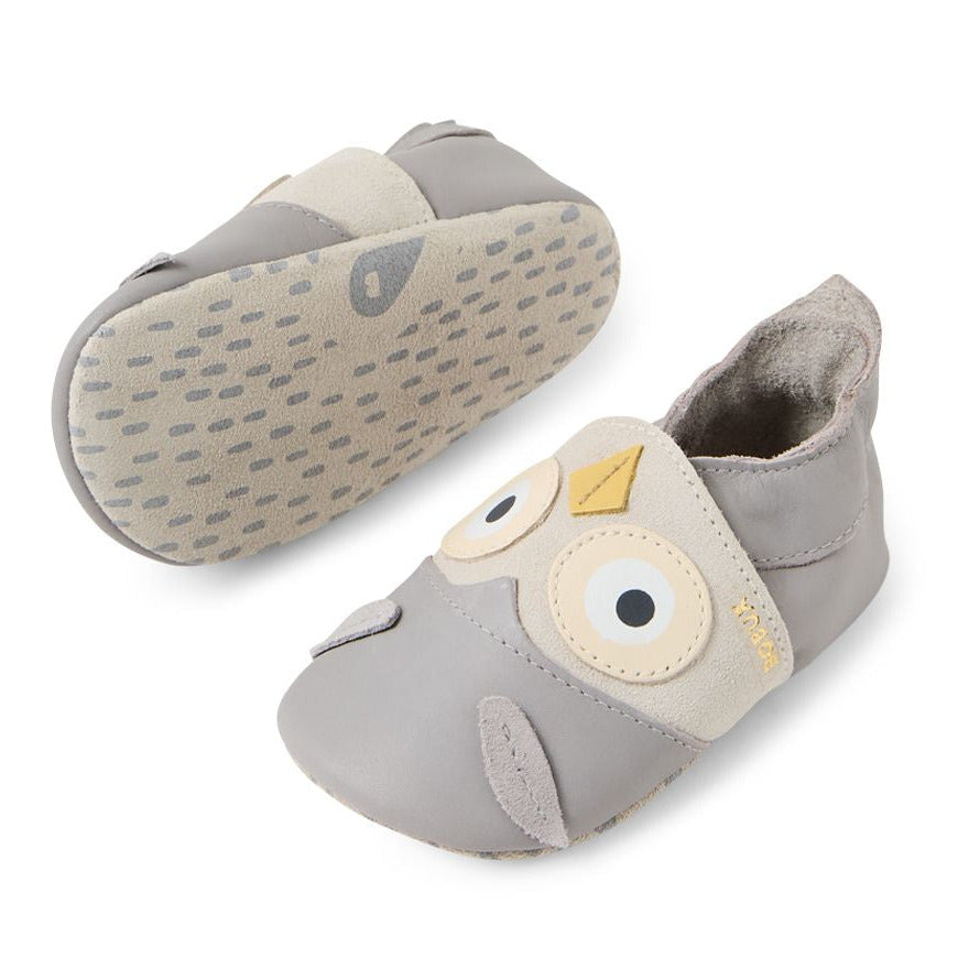 Bobux Chaussons Hootie Grey Gull