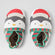 Bobux Chaussons Jingle White Poppy