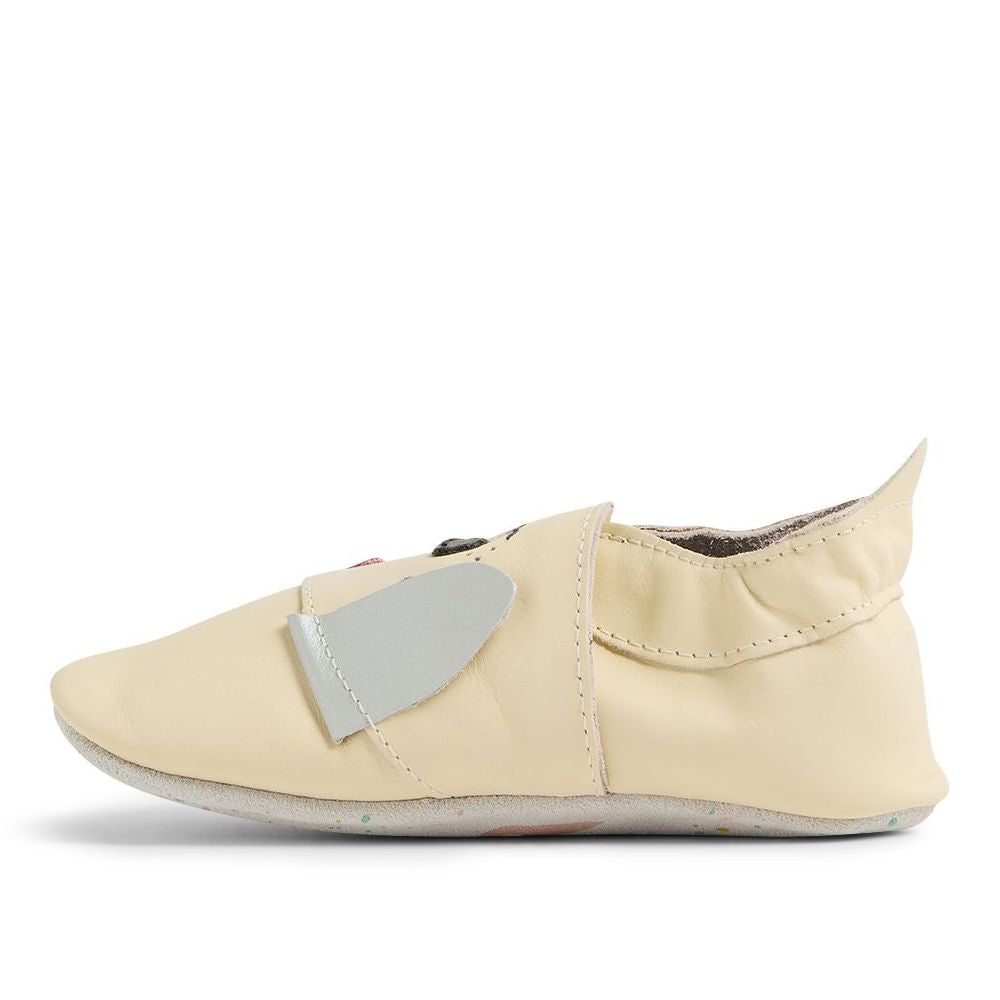 Bobux Pantuflas Little Bow Pup Vanilla