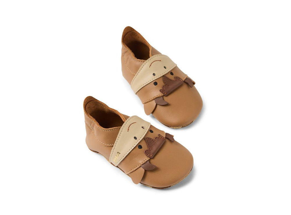 Bobux Pantuflas Mooley Cow Caramel