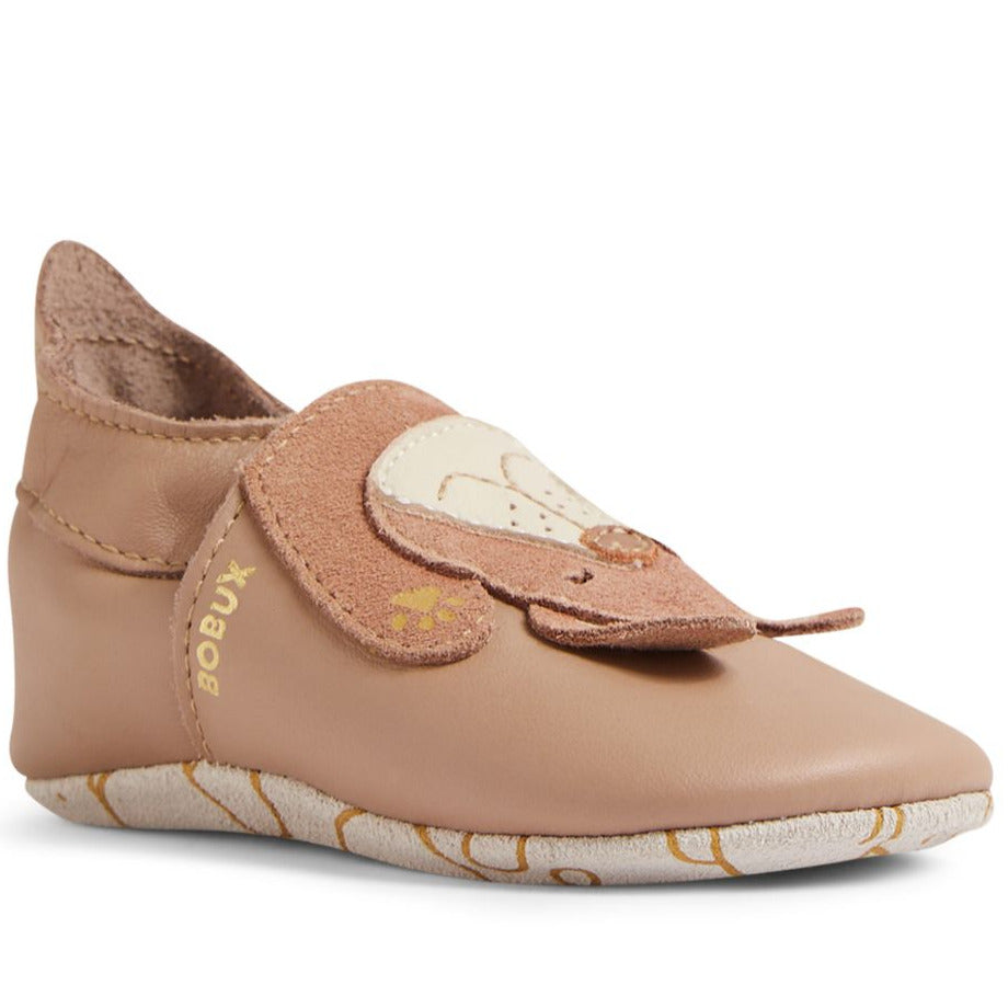 Bobux Chaussons Peeking Puppy Taupe