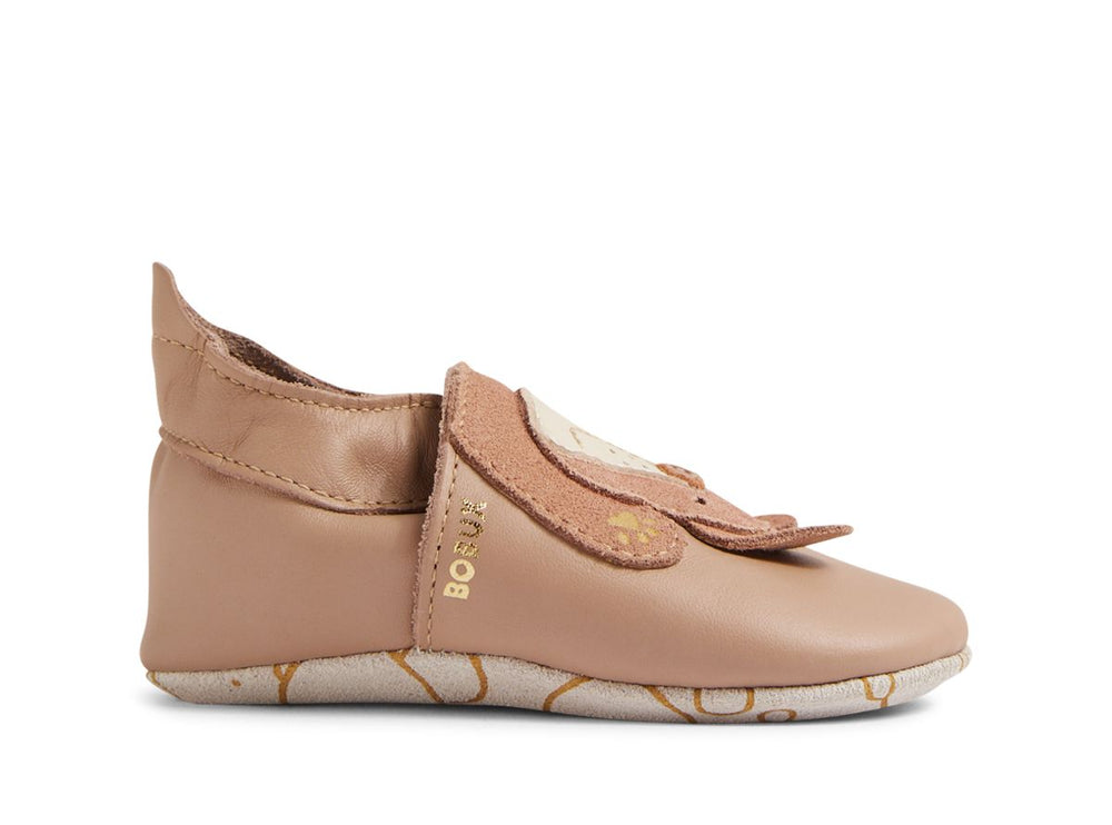Bobux Chaussons Peeking Puppy Taupe