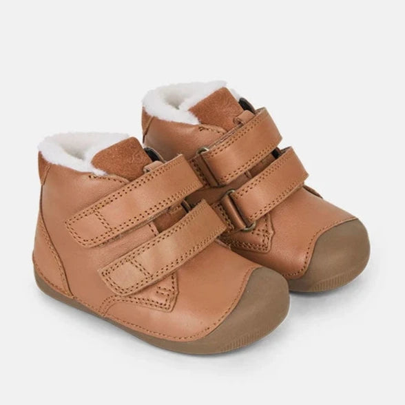 Bundgaard Barefoot Petit Strap Fourré Cognac