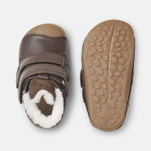 Bundgaard Petit Strap Fourré Barefoot Dark Brown