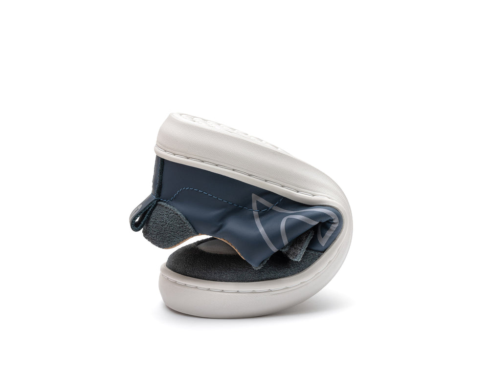 Tip Toey Joey Kidos Outline Laguna Urban Blue Suede