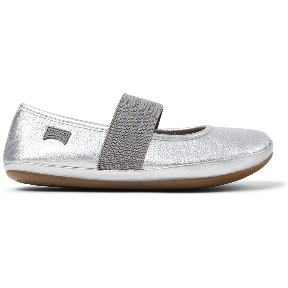 Camper Ballerines Right Gris Argenté