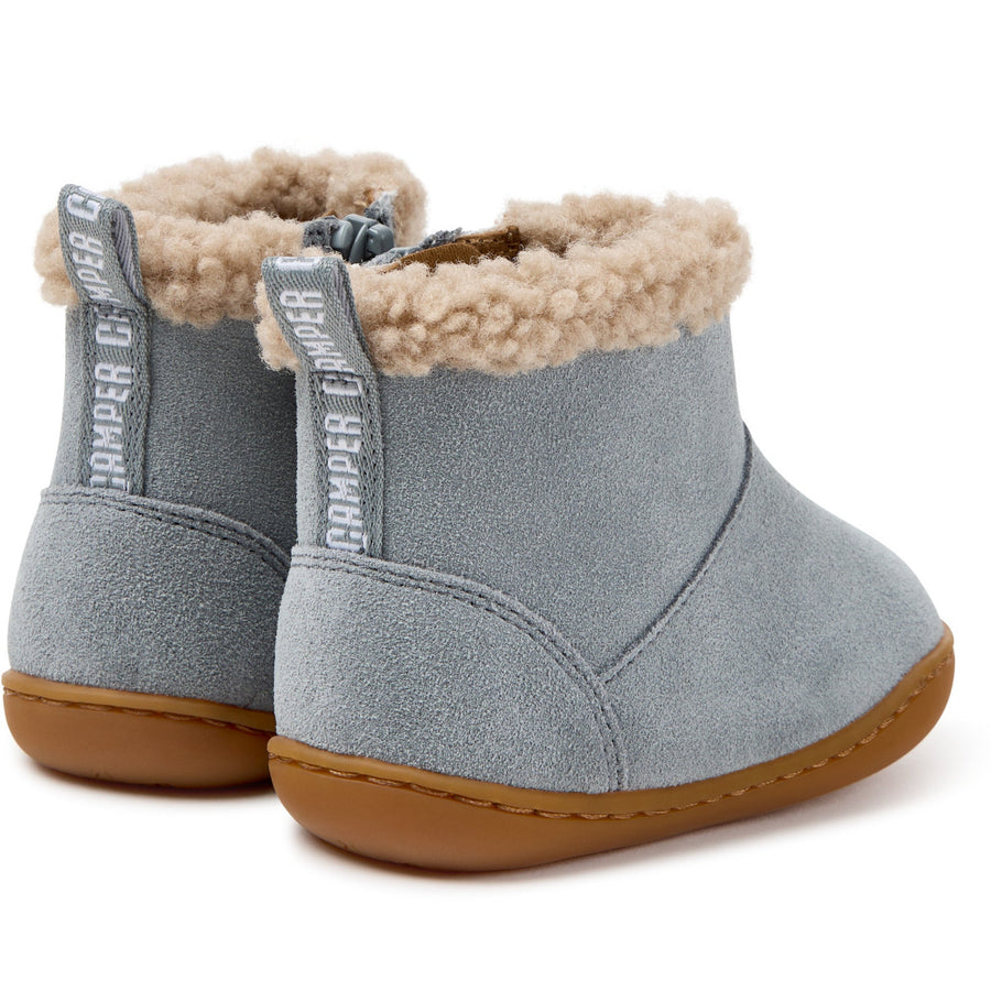 Camper FW Peu Bottines Fourrées Zip Ciel