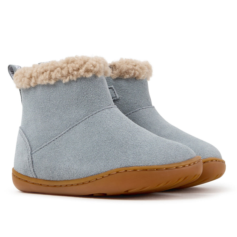 Camper FW Peu Bottines Fourrées Zip Ciel