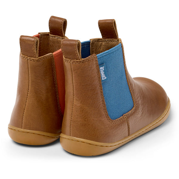 Camper Kids Peu Bottines Twins Marron