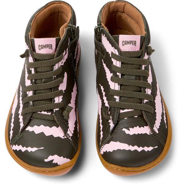 Camper Kids Peu Montantes Twins Marron Rose