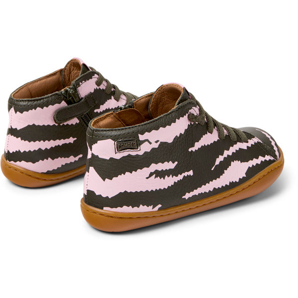 Camper Kids Peu Montantes Twins Marron Rose