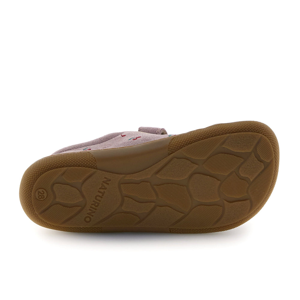 Naturino Barefoot Rabir Velcros Cherry Rose