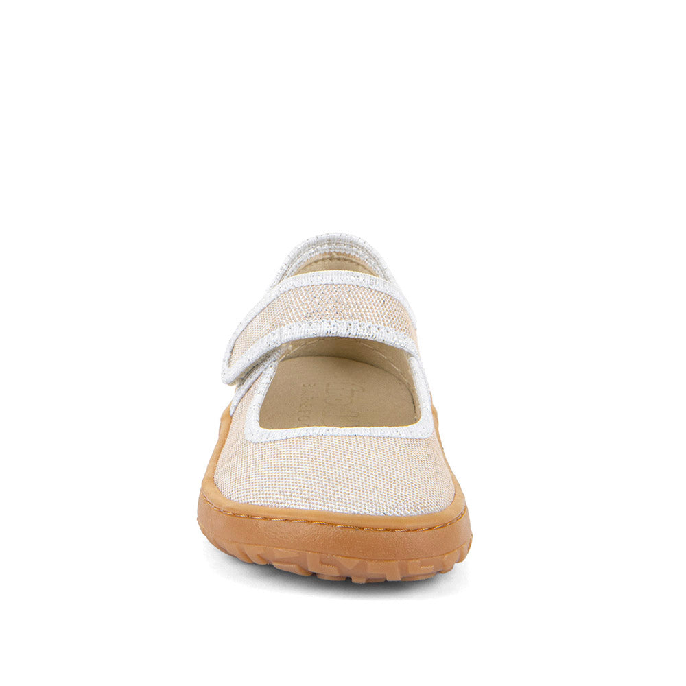 Froddo Barefoot Canvas Ballety Gold Shine