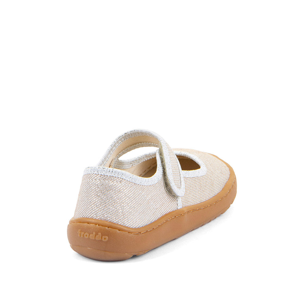 Froddo Barefoot Canvas Ballety Gold Shine
