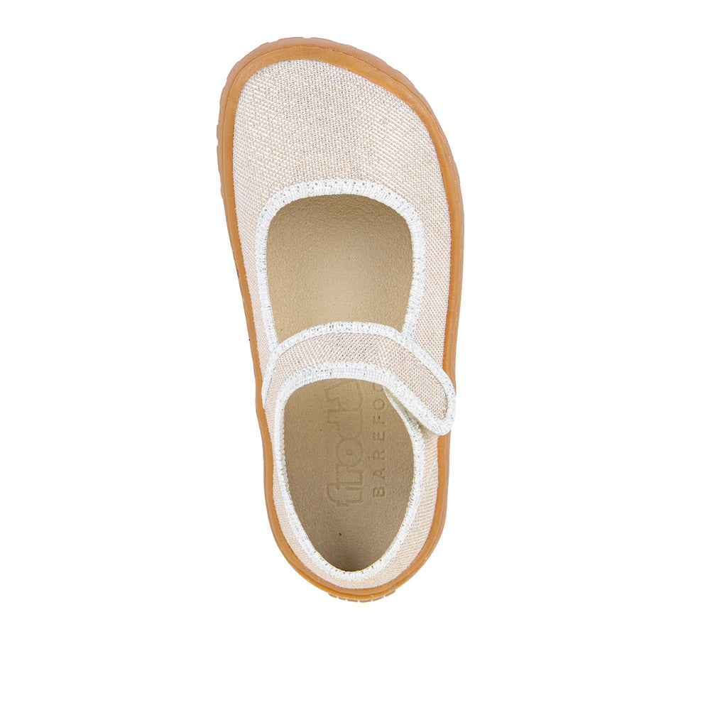 Froddo Barefoot Canvas Ballety Gold Shine